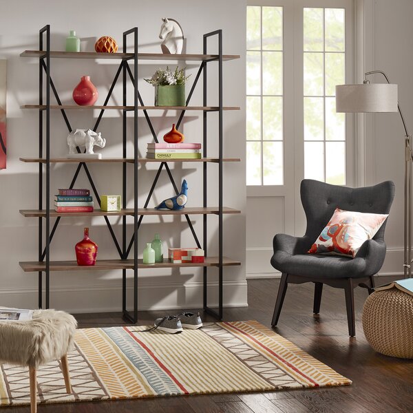 Madina Library Bookcase By Kingstown Home