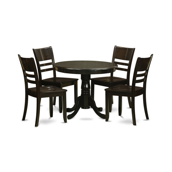 5 Piece Dining Set By Wooden Importers Savings