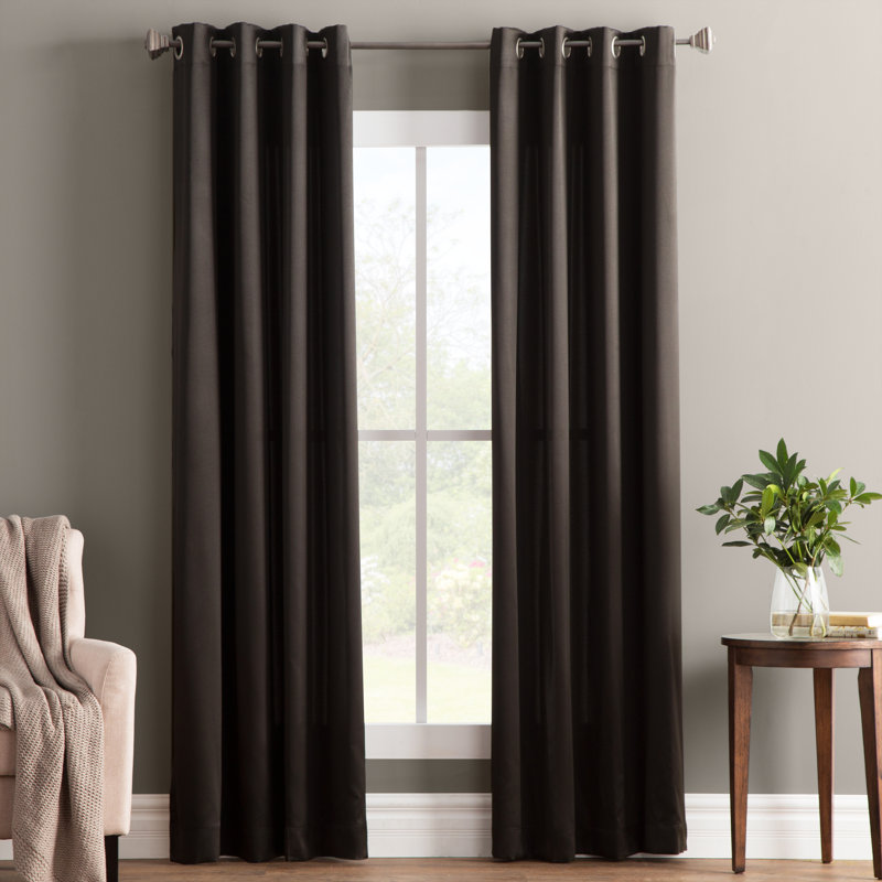 Wayfair Basics Solid Color Room Darkening Grommet Single