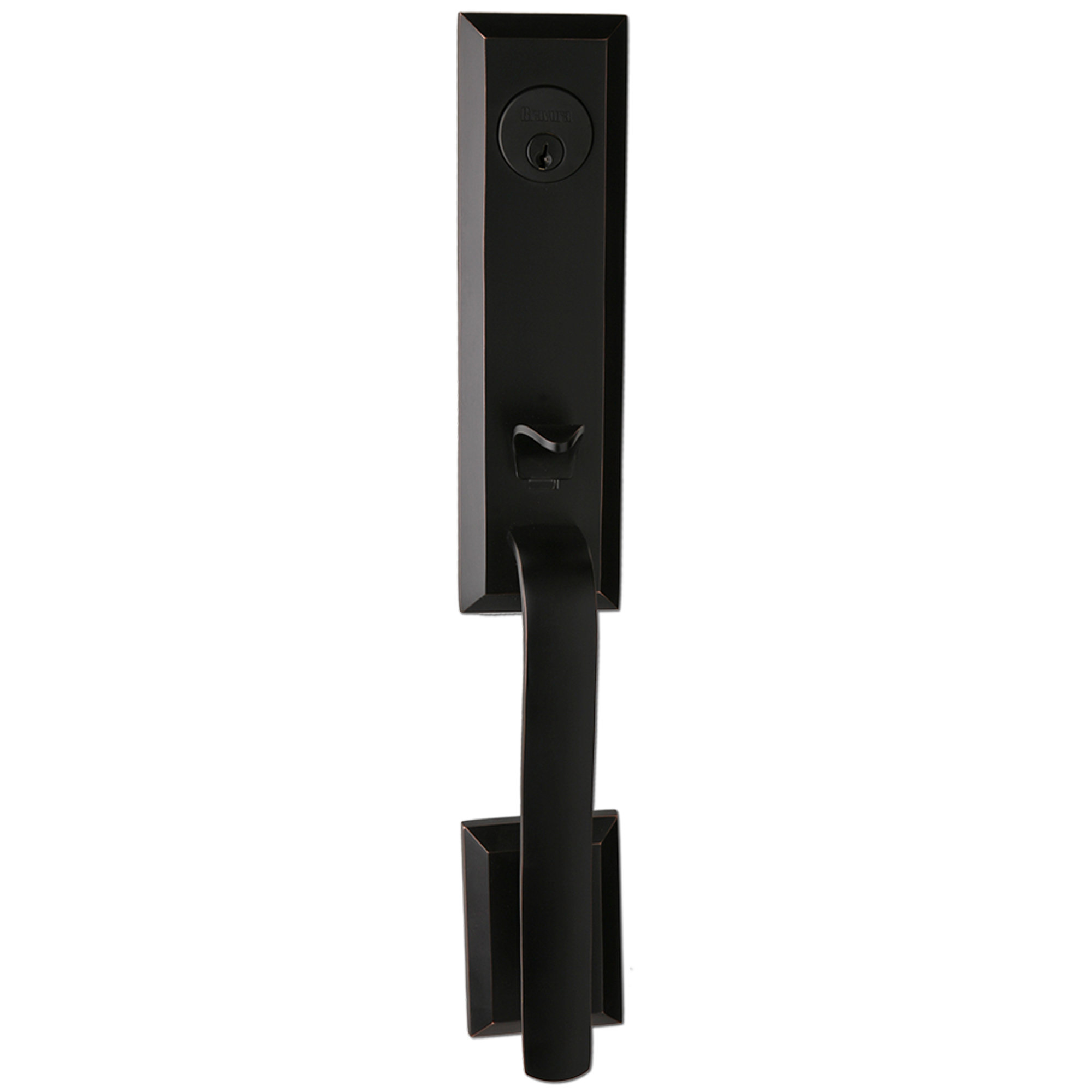 Delaney Hardware Handleset With Single Cylinder Deadbolt And Door