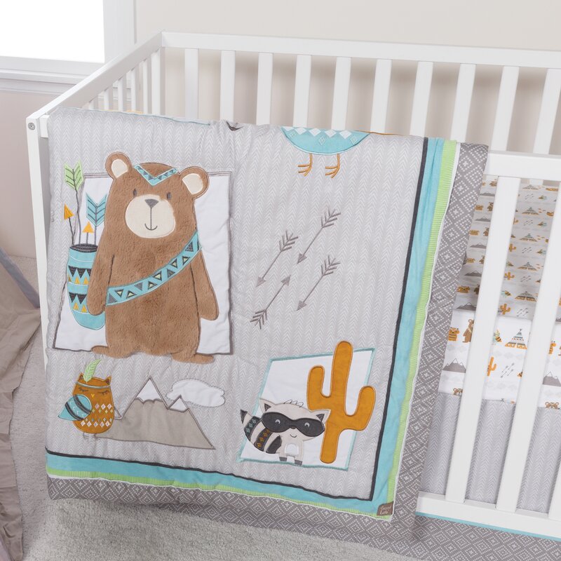 Harriet Bee Tisdale Buddies 3 Piece Crib Bedding Set Reviews