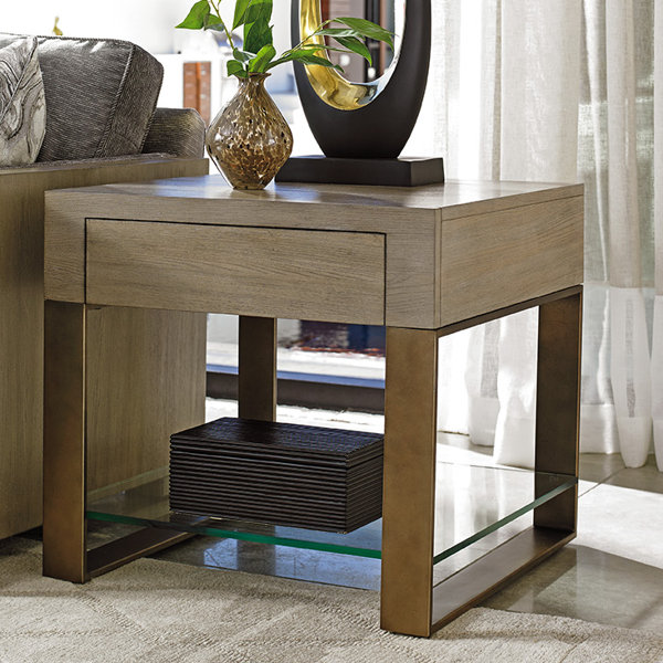 Shadow Play Empire End Table with Storage by Lexington