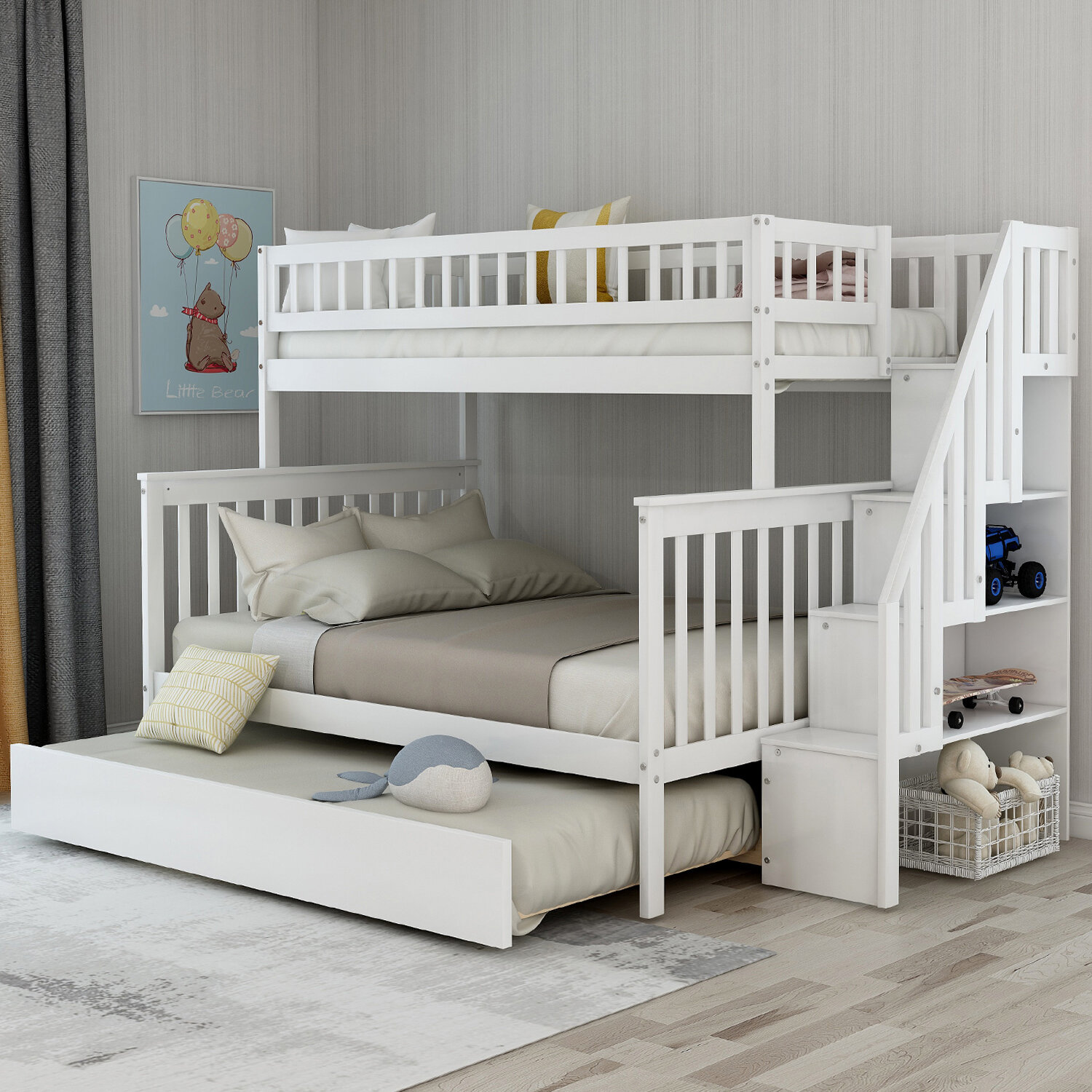 full size twin size bunk bed