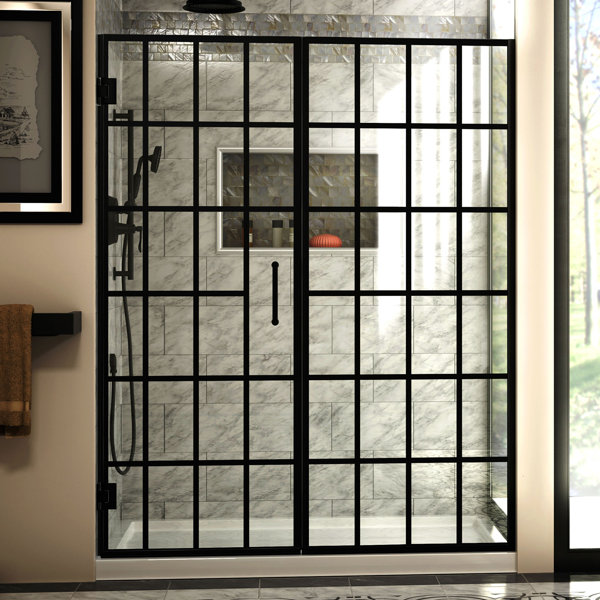 Window Pane Shower Door Wayfair