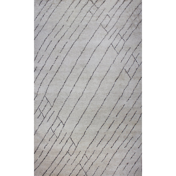 Borkholder Hand-knotted Natural Area Rug by Union Rustic