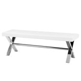 Faux Leather White Kitchen Dining Benches You Ll Love In 2020