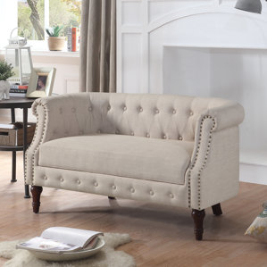 Alcott Hill Edmeston Chesterfield Loveseat Alcott Hill Edmeston Chesterfield Loveseat