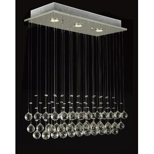 Borel 3-Light Flush Mount