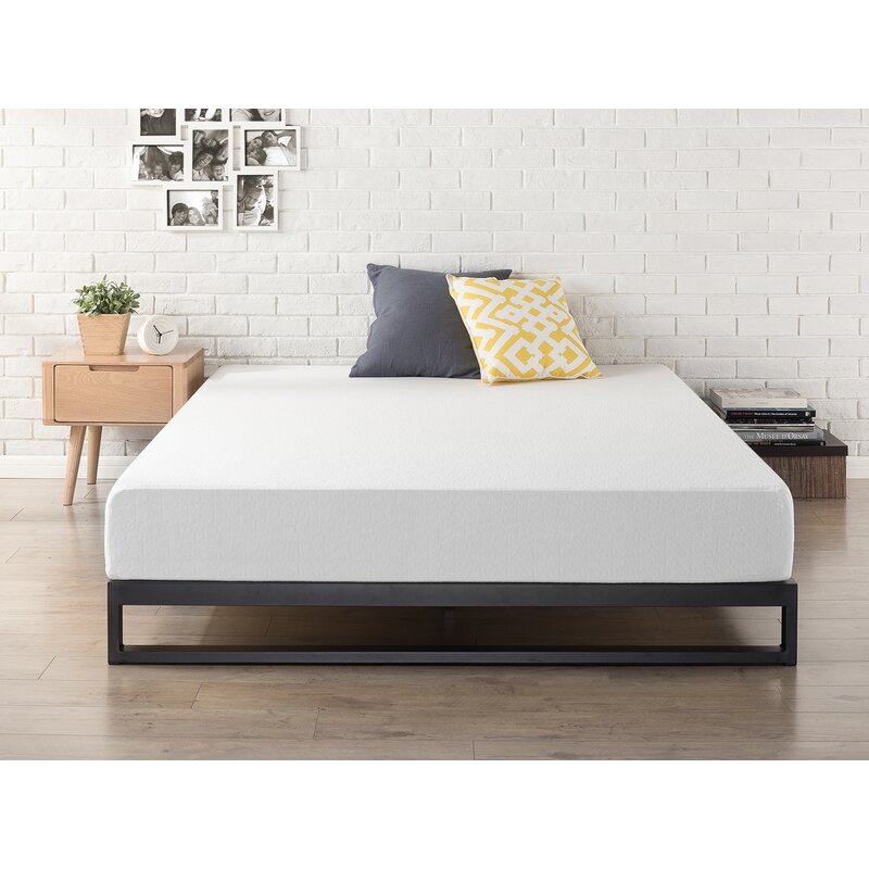 Classic Dream Steel Box Spring Replacement Metal Platform Bed Frame Queen Size Beds Mattresses Beds Bed Frames