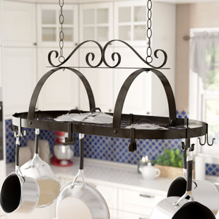 Pot Racks You Ll Love Wayfair Kitchen Hanging Pot Rack