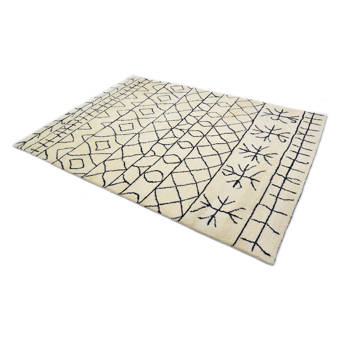 Nazmiyal Collection Roy Lichtenstein Wool White Area Rug Perigold