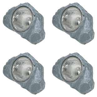 Clip On Solar Lights Wayfair Etowah Solar Ed Outdoor Rock Garden 1 Light Flood Spot