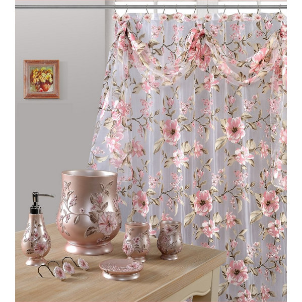 Melrose Sheer Shower Curtain by Daniels Bath