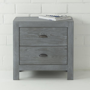 Montauk 2 Drawer Nightstand by Grain Wood Furniture
