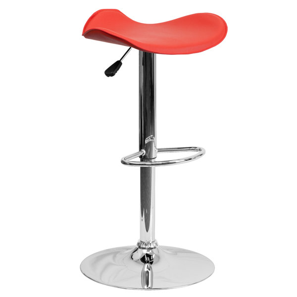 Hinrichs Adjustable Height Swivel Bar Stool by Zipcode Design