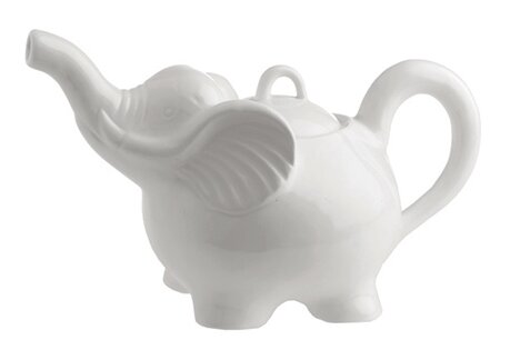 Elefanti 25.4 oz. Tea Pot by La Porcellana Bianca