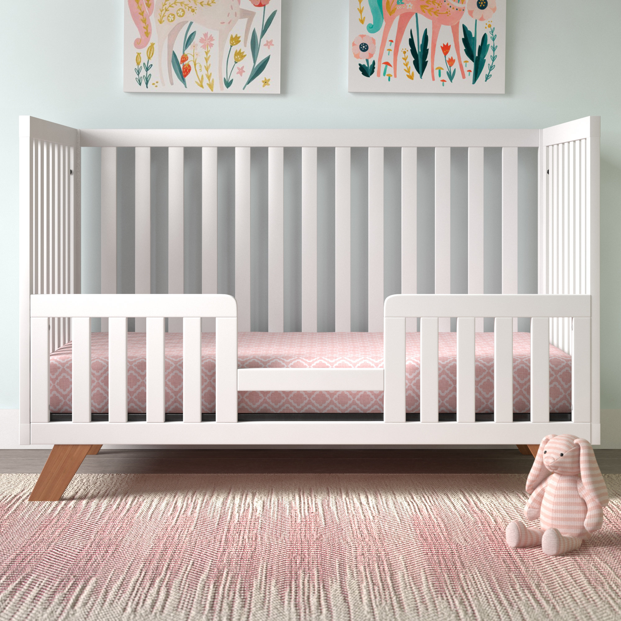 universal crib conversion rails