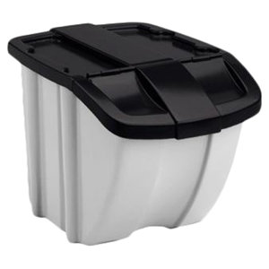 Storage Trends 18 Gallon Trash Can (Set of 2)