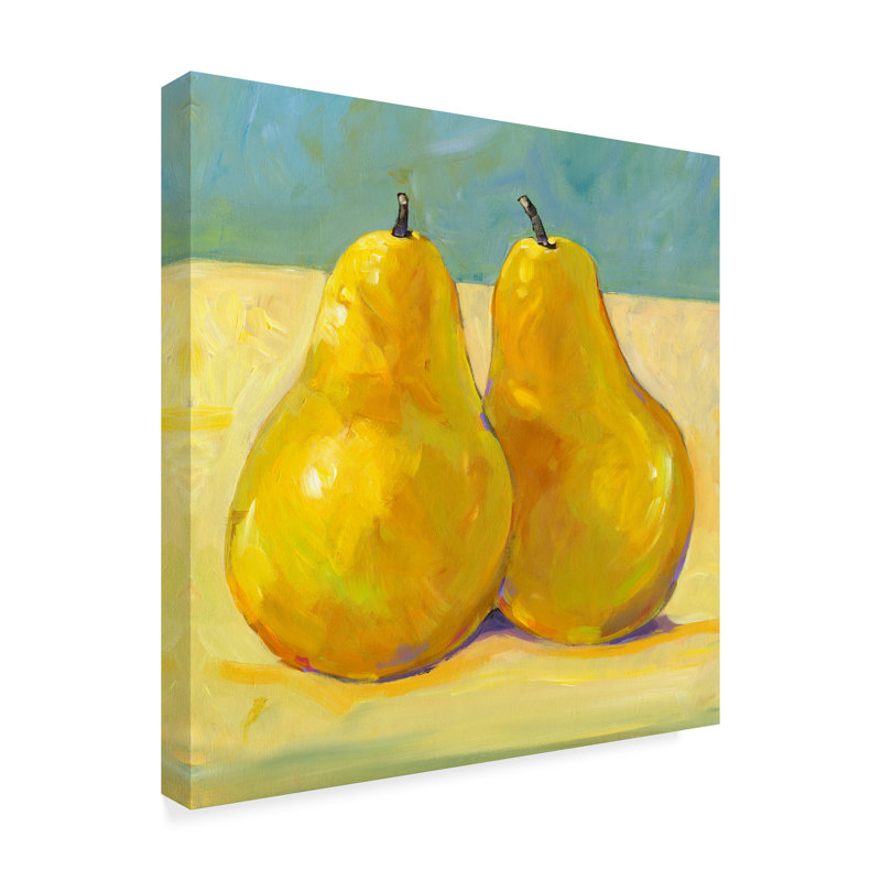 Charlton Home A Pair Of Pears Painting Acrylic Painting Print On