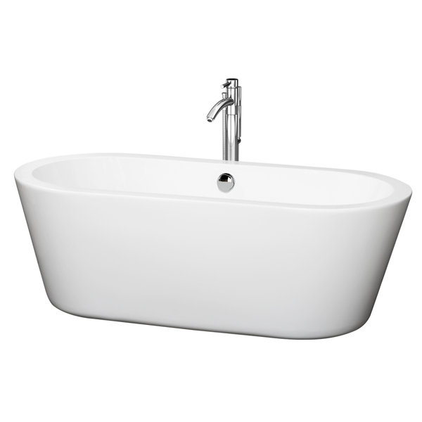 Mermaid 67 x 31.25 Soaking Bathtub by Wyndham Collection