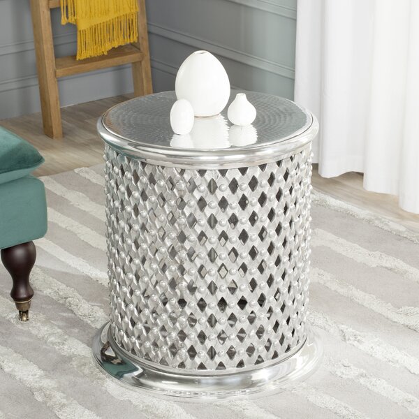 Metal Lace Table Stool by Safavieh