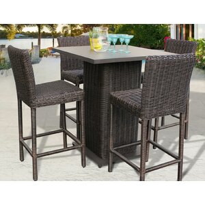 Venice 5 Piece Bar Set