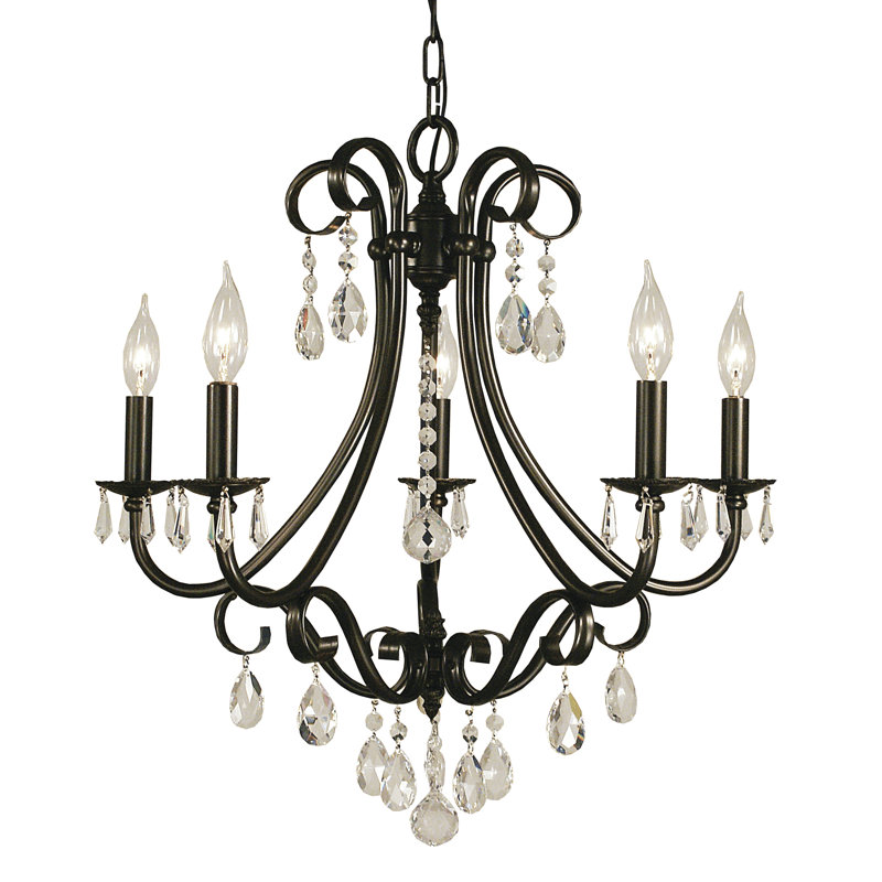 Astoria Grand Mallie 5 Light Candle Style Empire Chandelier Wayfair