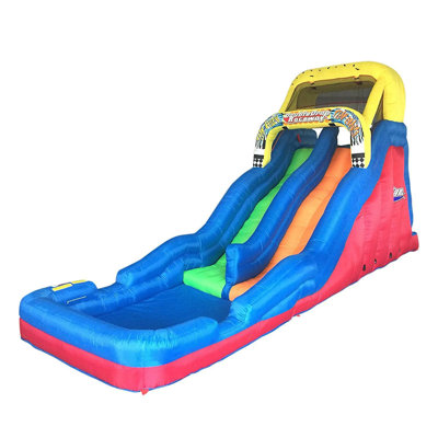 banzai pool water slide