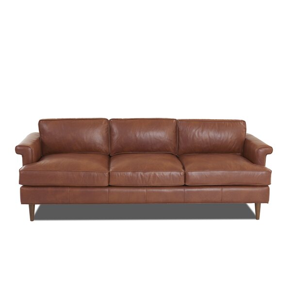 Carson Leather Sofa By Wayfair Custom Upholstery™