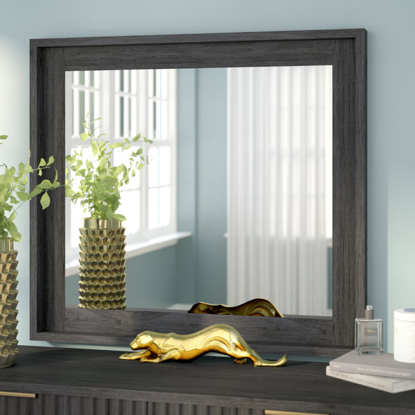 Holford Beveled Glass Square Dresser Mirror by Wil