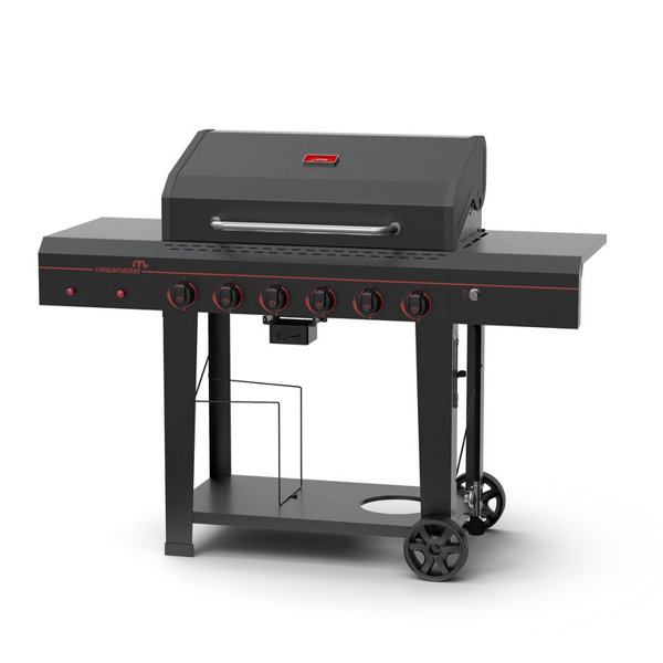 6-Burner Propane Gas Grill - 720-0983 by Megamaster