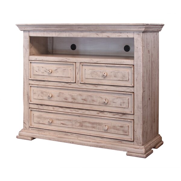 Strahan 4 Drawer Media Chest By Millwood Pines