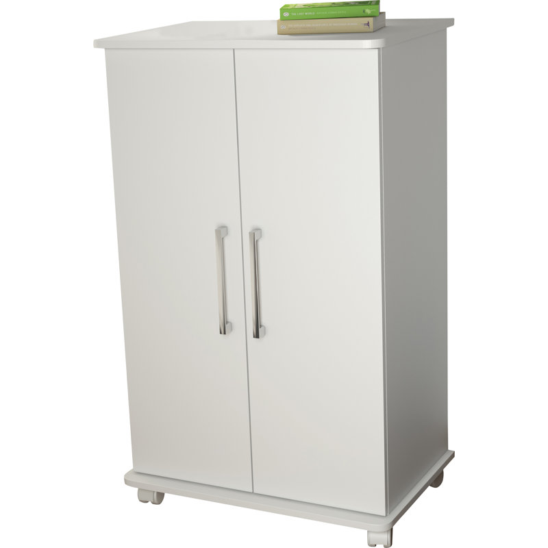 Rebrilliant Mobile 18 Pair Shoe Storage Cabinet Reviews Wayfair