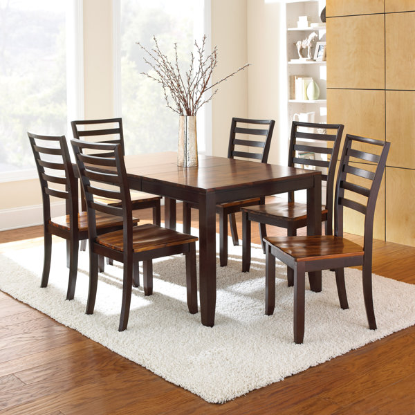 Modern Hidalgo 7 Piece Extendable Solid Wood Dining Set By Millwood Pines Purchase