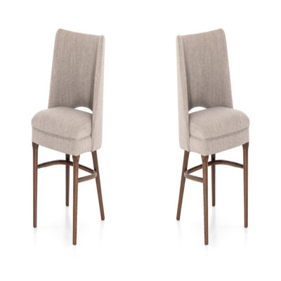 Upholstered Side Chair in Toupe American furniture brand