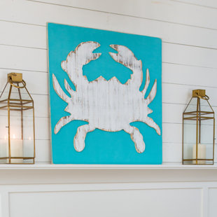 Mudroom Wall Decor Wayfair Coastal Wildlife Crab Wall Decor