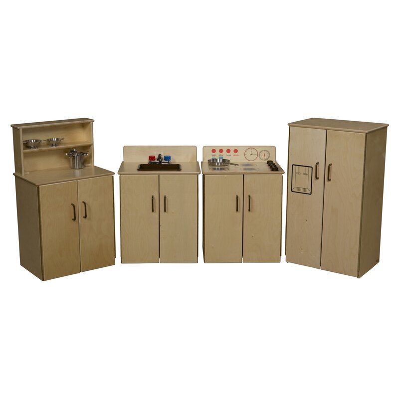 Wood Designs Classic 4 Piece Appliances Kitchen Set | Wayfair