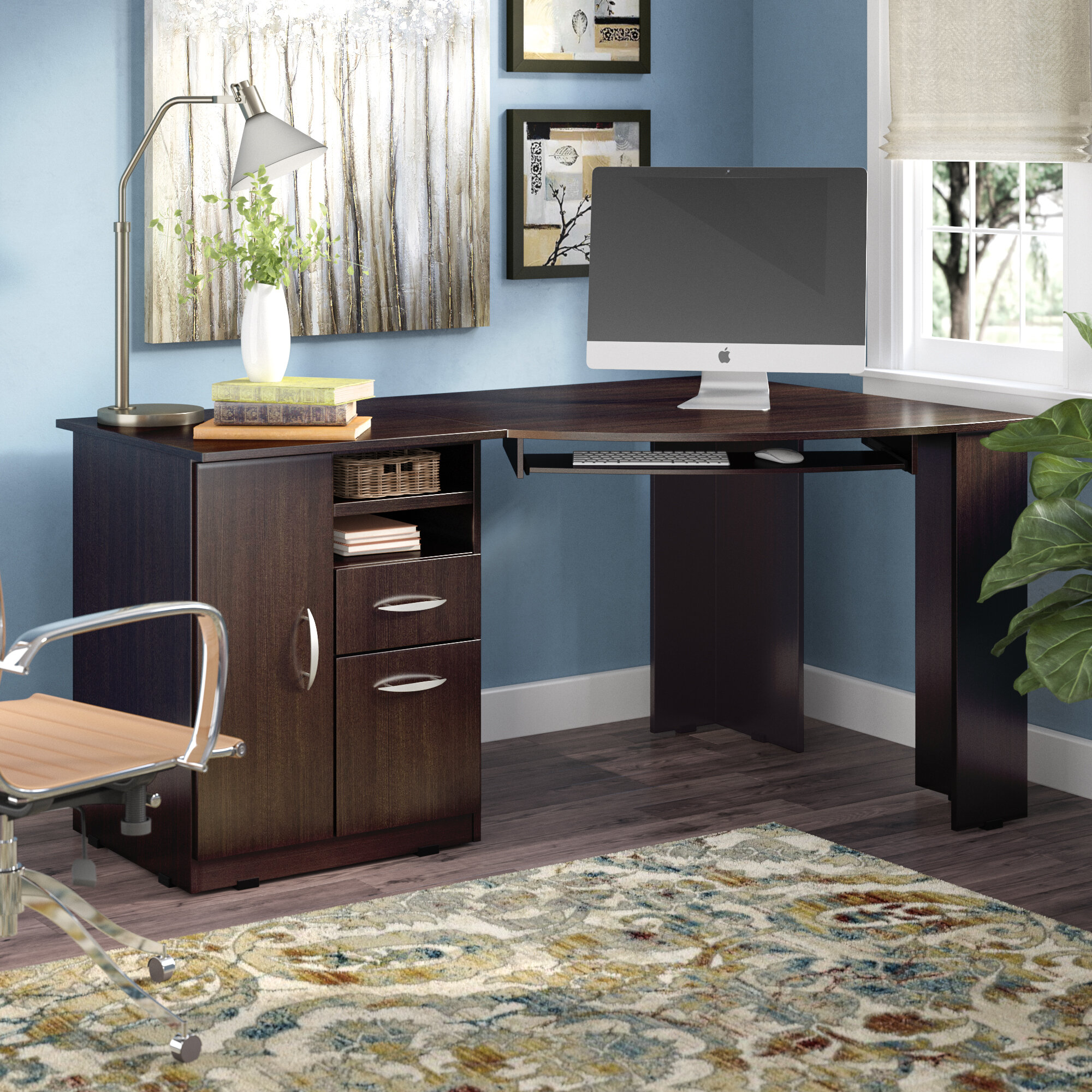 Latitude Run Ponca Corner Desk Reviews Wayfair Ca