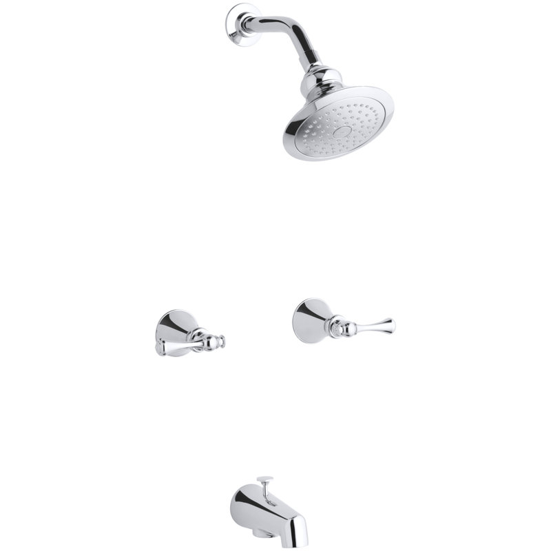 K 16213 4a Bn Kohler Revival Bath And Shower Faucet Set With