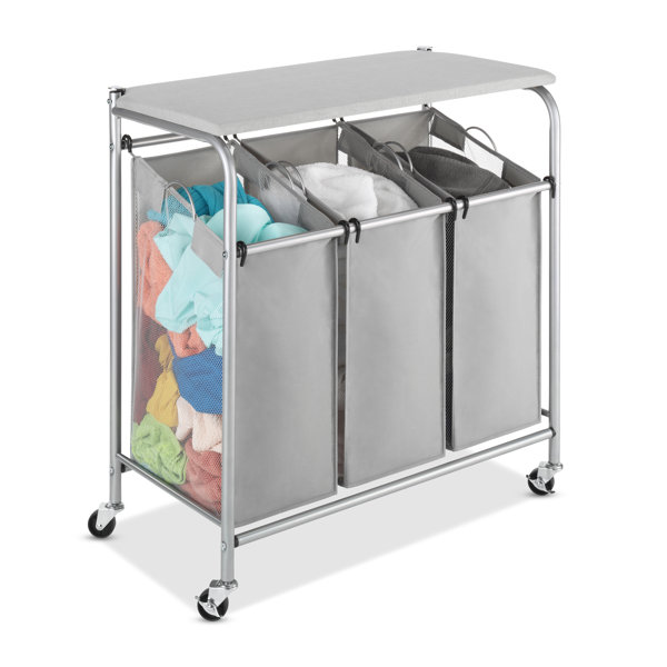 Whitmor Inc Triple Sorter Ironing And Folding Built In Ironing