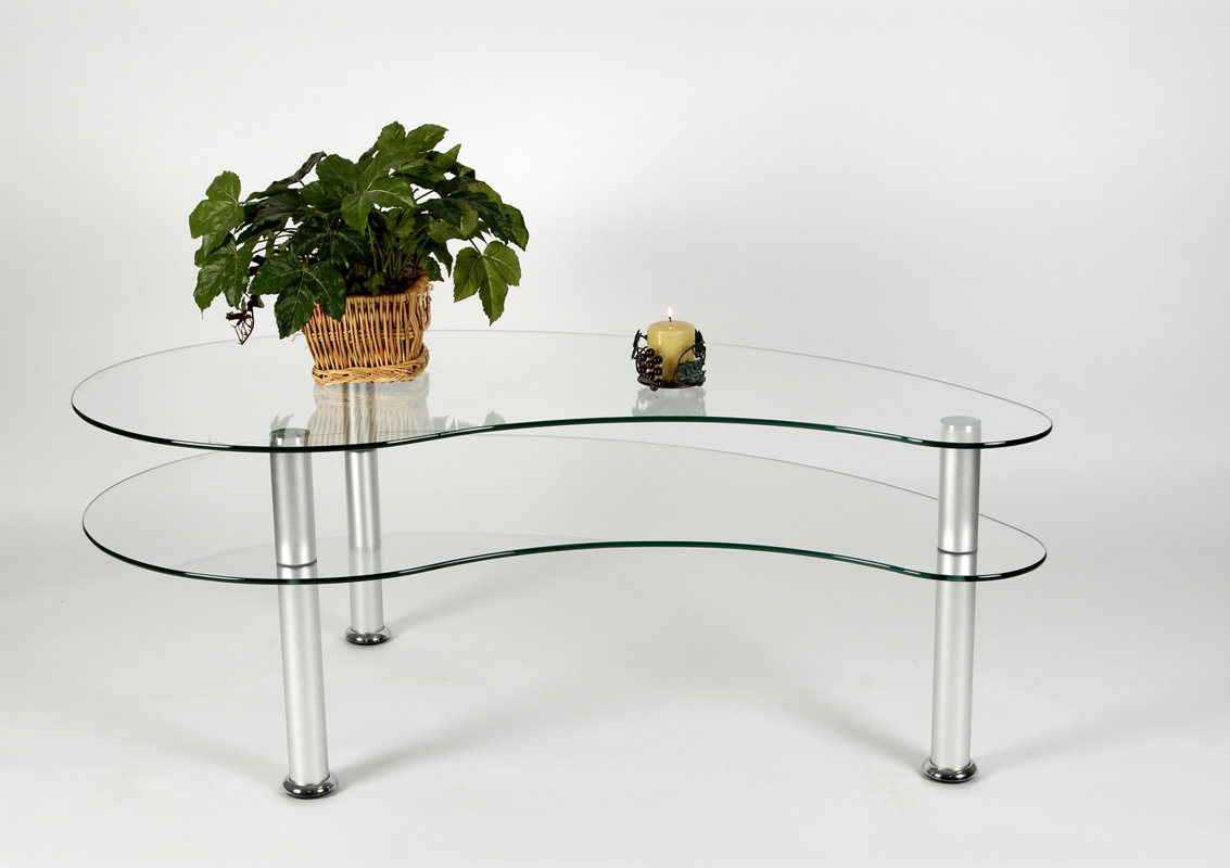 tier one designs 2-tier freeform coffee table & reviews | wayfair tier one designs 2-tier freeform coffee table & reviews | wayfair