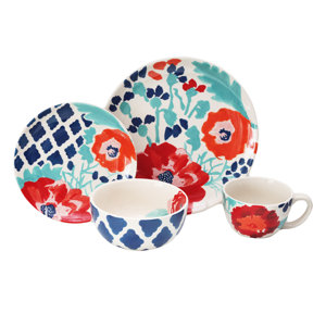 Medallion 16 Piece Dinnerware Set, Service for 4
