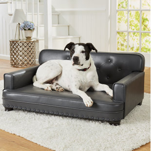 Faux Leather Sofa Dog Beds You Ll Love Wayfair Quickview