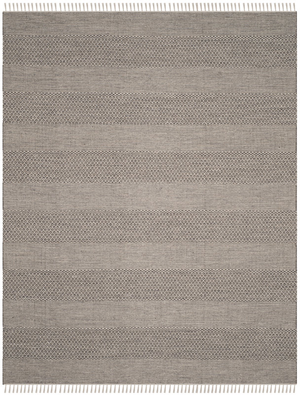 Oxbow Hand-Woven Ivory/Anthracite Area Rug