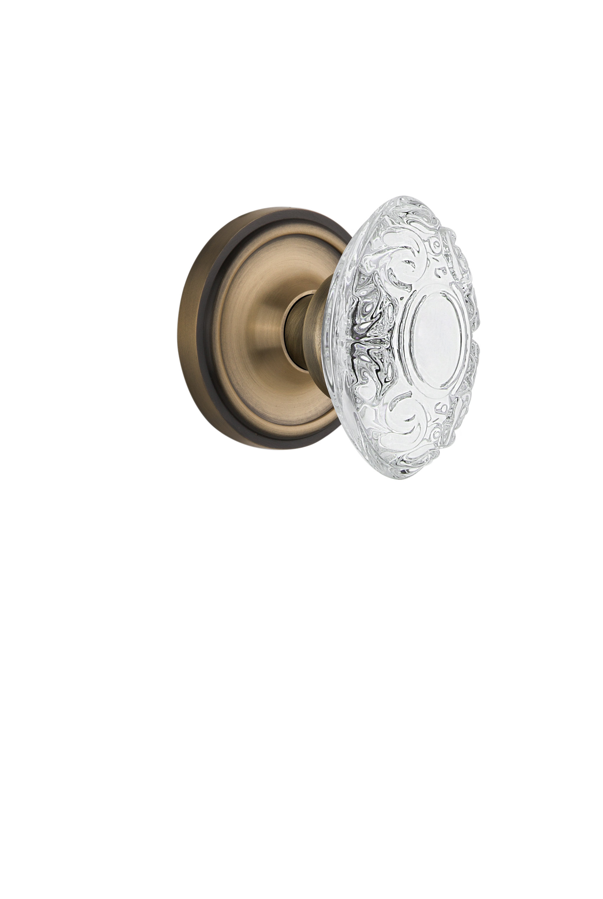Nostalgic Warehouse Crystal Victorian Interior Mortise Door Knob