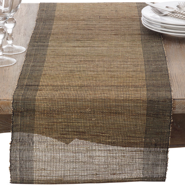 Melaya Nubby Table Runner by Saro