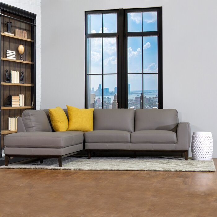 Lorimer Leather Sectional Sofa