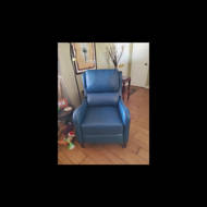 bipasha genuine leather manual recliner