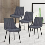 Fabric Industrial Kitchen Dining Chairs You Ll Love In 2021 Wayfair