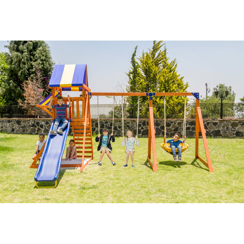 wayfair swing sets